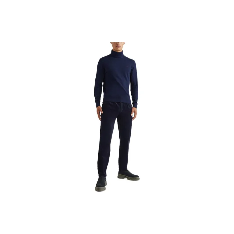 Tommy Hilfiger Logo-embroidered Turtleneck Jumper-1