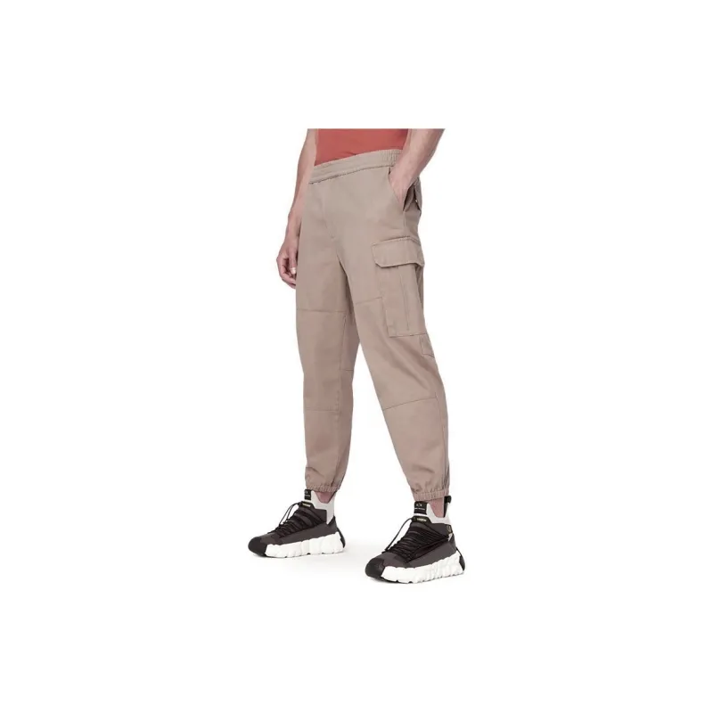 ARMANI EXCHANGE Knitted Sweatpants Men Light Brown-3