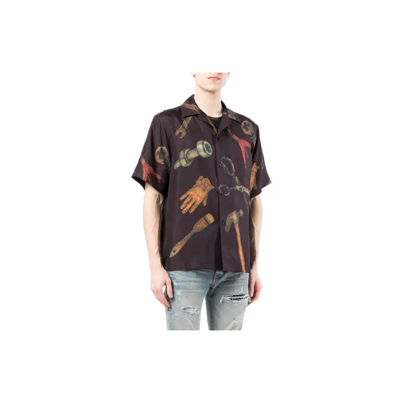 AMIRI Shirts Men Brown-3