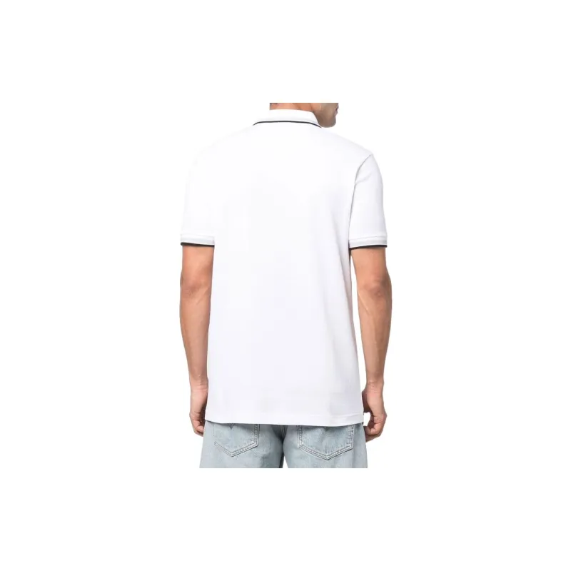 HUGO BOSS Logo Embroidered Short Sleeved Polo Shirt-3