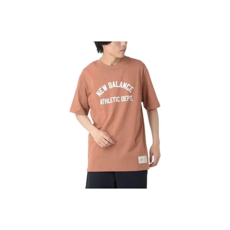 New Balance T Shirt Men's Walnut Wood-2