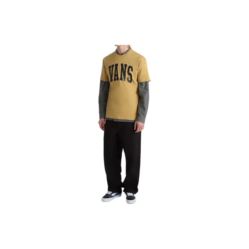 Vans T Shirt Men's Ginger Yellow-3