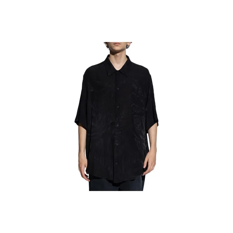 Balenciaga Collared Short Sleeve Shirt-2