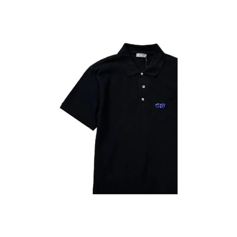 DIOR Polo Shirts Men Black-4