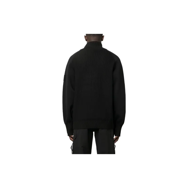 Y-3 Zip-fastening Knitted Sweatshirt-1