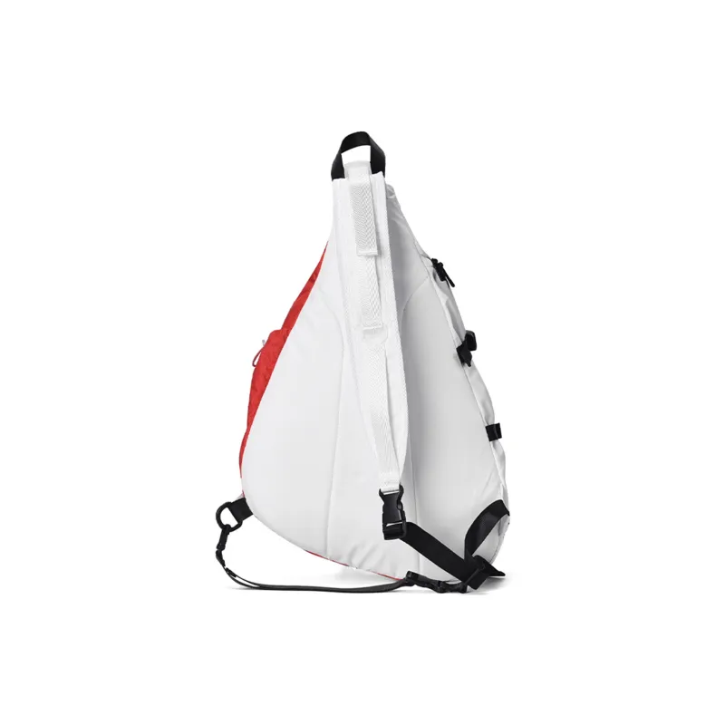 COEXISTENCE Water repellent Polyester Quiver Bag, Sling Bag, Crossbody Bag Regular Unisex White Red-2