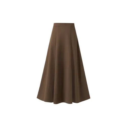 TOUCH Casual Long Skirts Women's Coffee