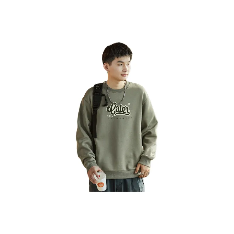 Tonlion Sweatshirt Men's Ash Green Tea-2