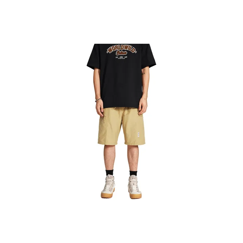 GTRG Casual Shorts Unisex Khaki-4