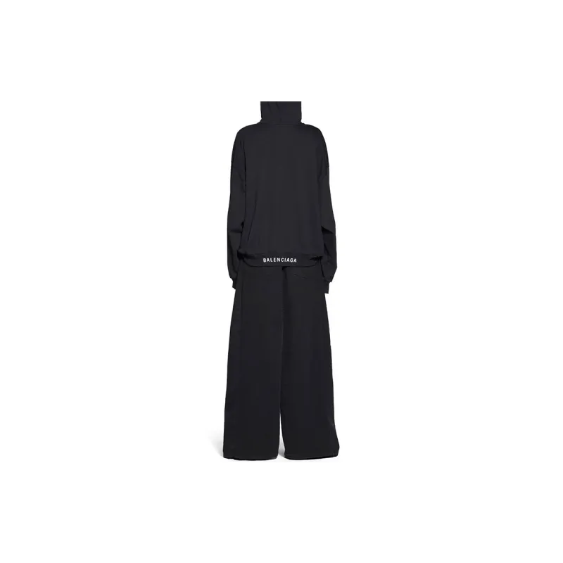 Balenciaga Vintage-Effect Loose-Fit Hoodie-3
