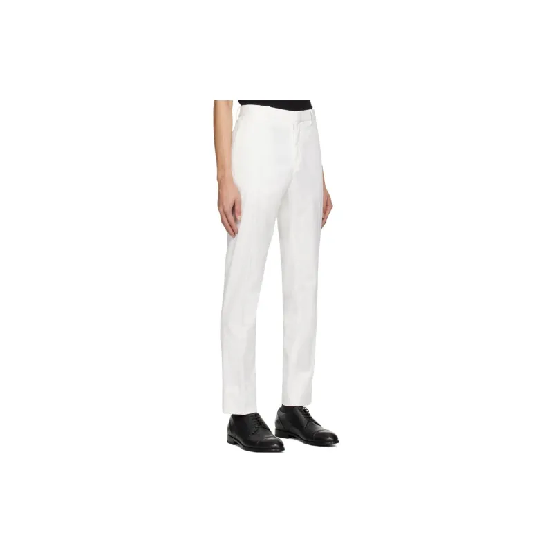 Zzegna Low rise Cotton Chino Trousers-4