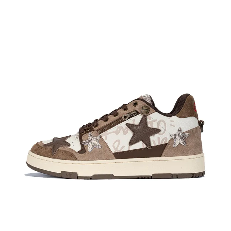 KAALIXTO Skateboarding Retro Low 'Vintage Brown'-0