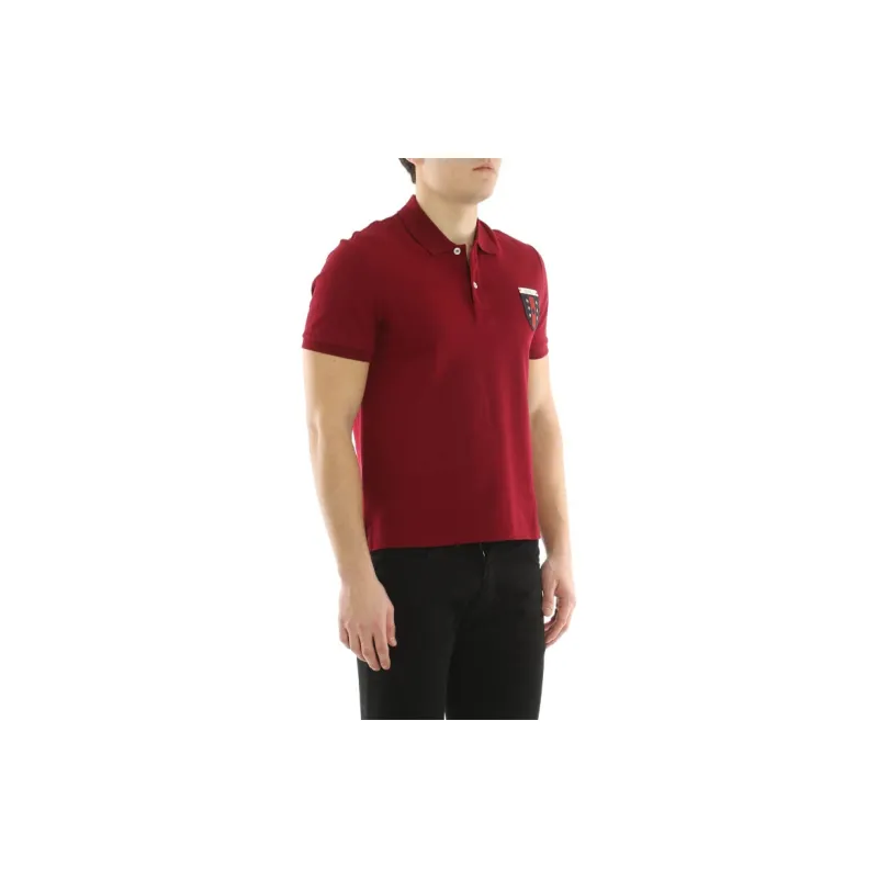 GUCCI Polo Shirts Men Burgundy-3