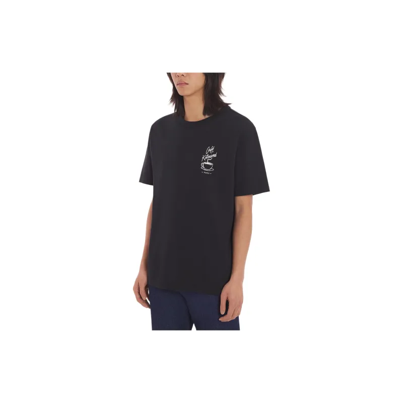Maison Kitsune SS24 T Shirt Unisex Black-4