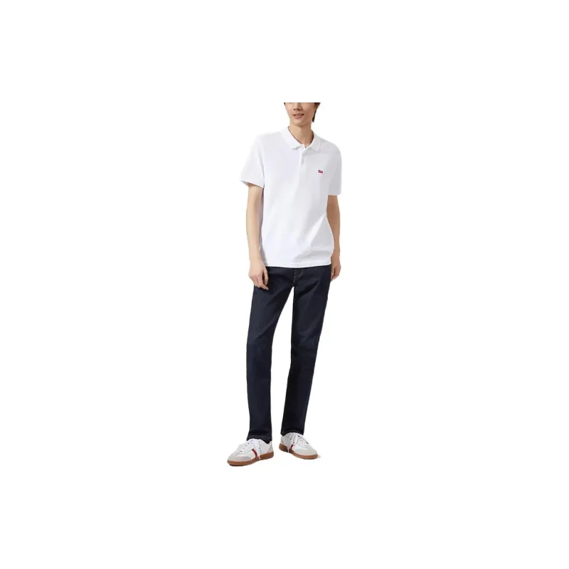 Levis Polo Shirts Men White-2