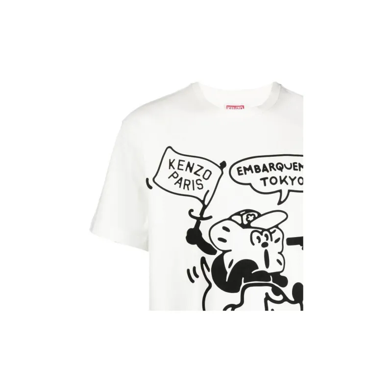 KENZO Boke Boy Travels Crewneck T Shirt-4