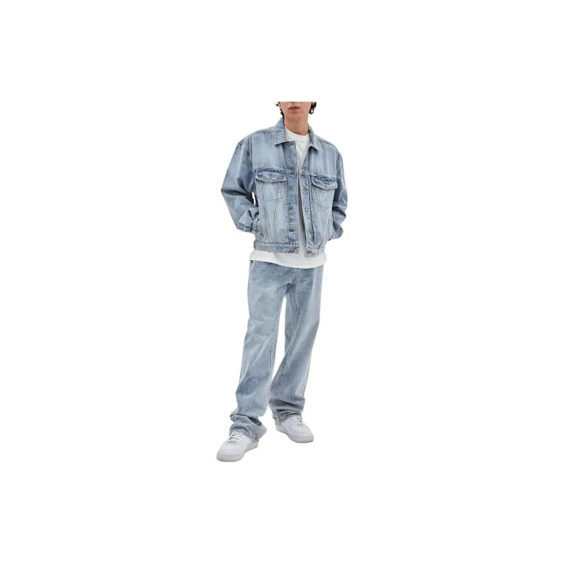 GUESS Originals Denim Kit Jacket Jackets Coats Men's Blue-1