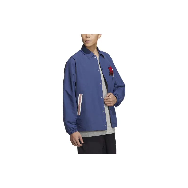 Adidas Originals Jackets Men Blue-3