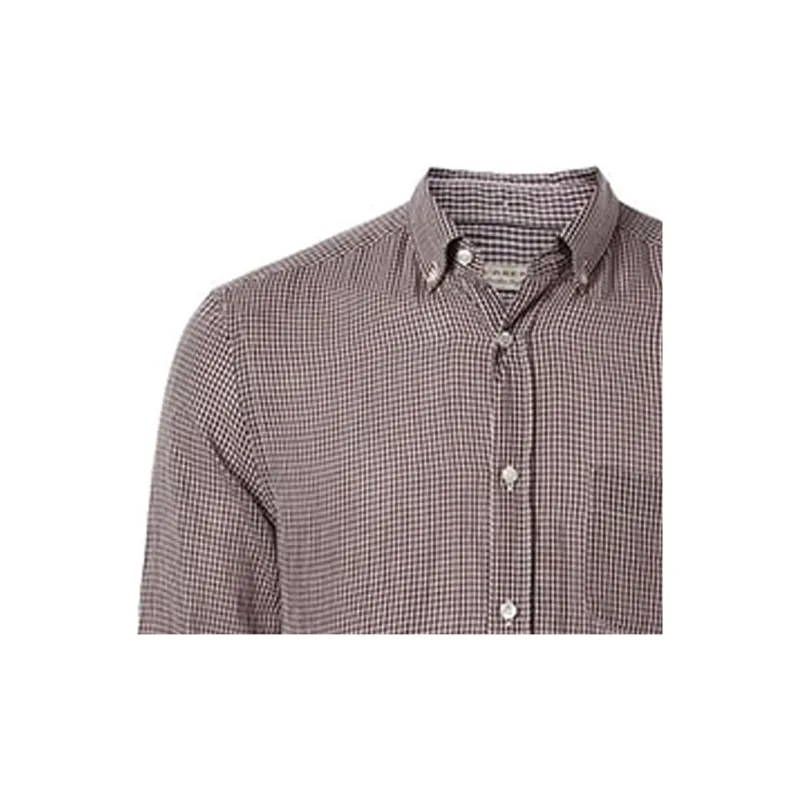 Burberry Shirts Men Pink-7