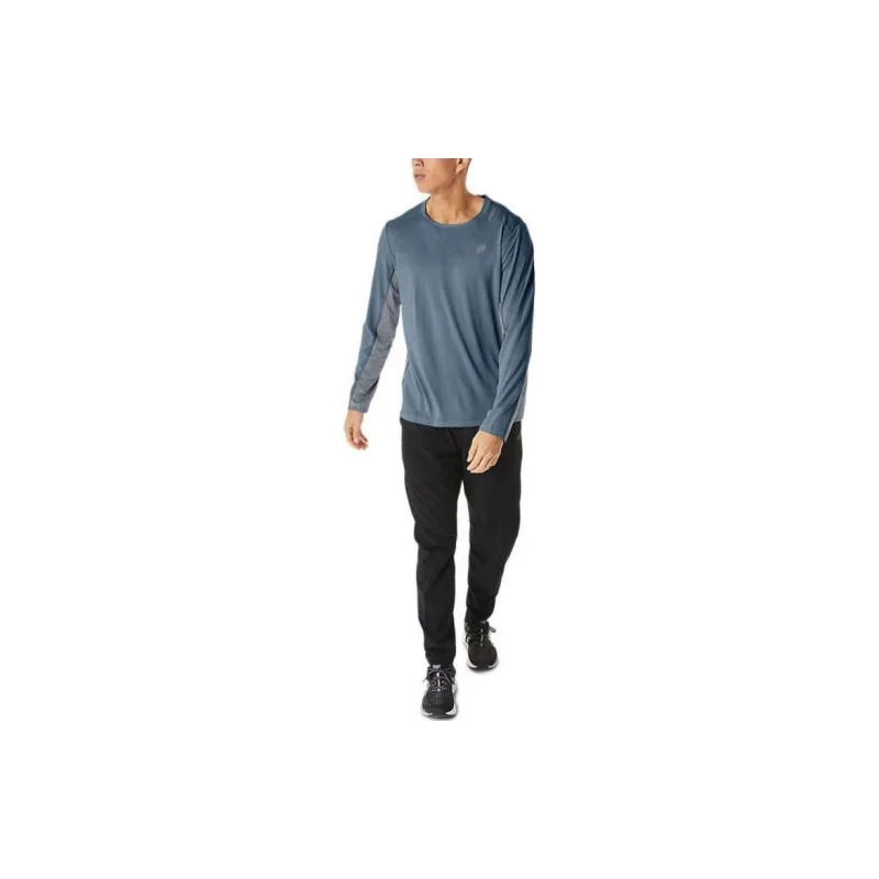 Asics Train Sana Long Sleeve T-Shirt Men's Steel Blue-3