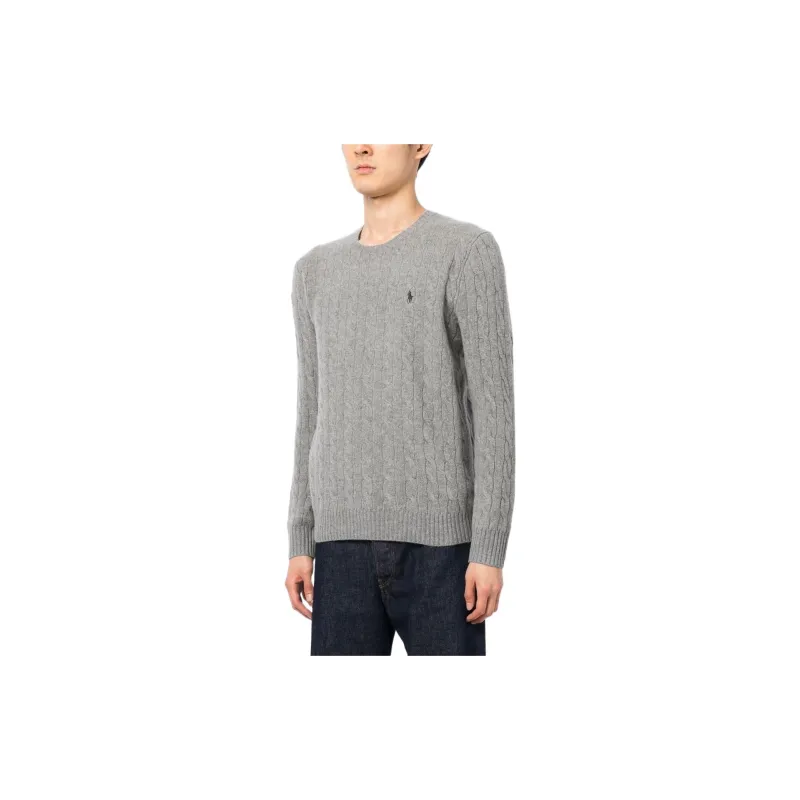 Polo Ralph Lauren Pony Embroidered Cable Knit Jumper-5