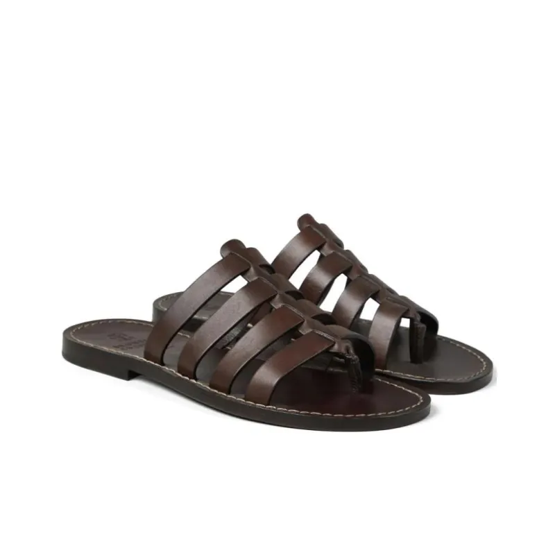 Brunello Cucinelli Caged Slip-On Sandals-2