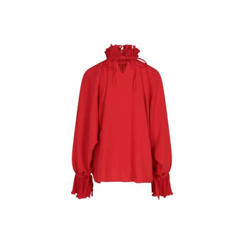 Balenciaga Shirt Regular Women's Red-1