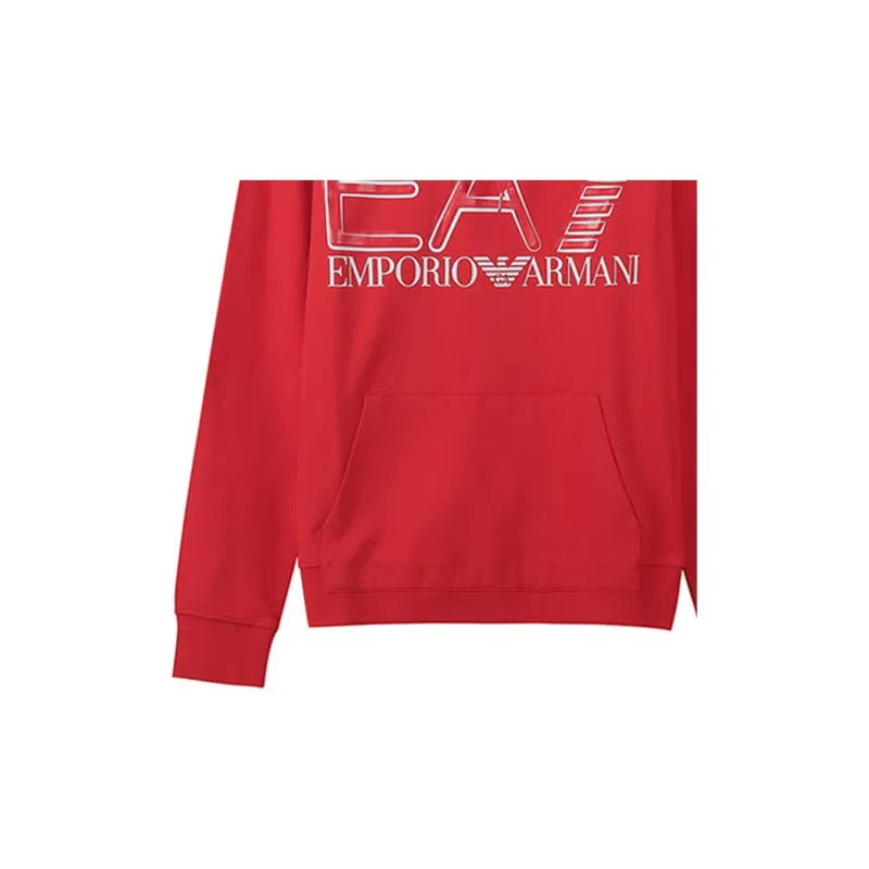 EMPORIO ARMANI EA7 FW22 Sweatshirt Men's Race Red-3
