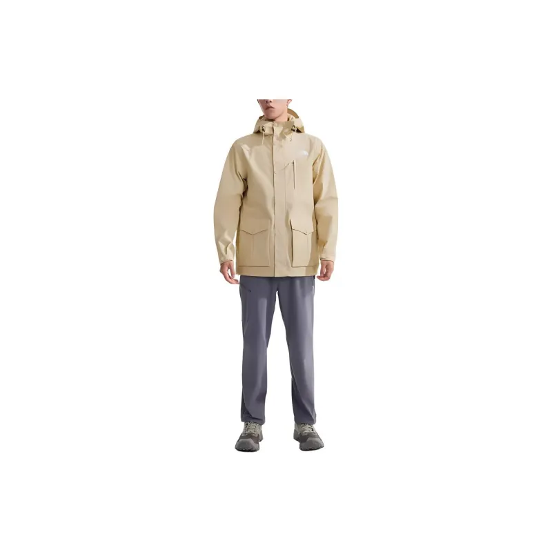THE NORTH FACE City Outdoor Collection Water Resistant Windproof Breathable Windbreaker Jacket Men's Khaki-1