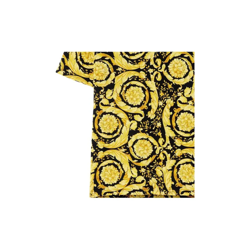VERSACE Baroque Printed Crewneck T Shirt-4