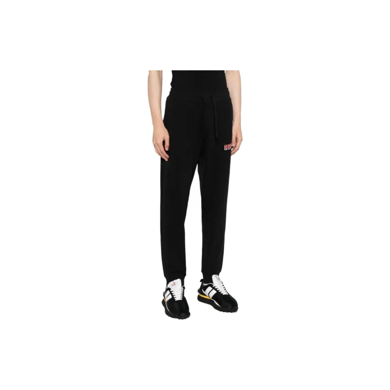 HUGO BOSS Logo print Cotton Track Pants-3