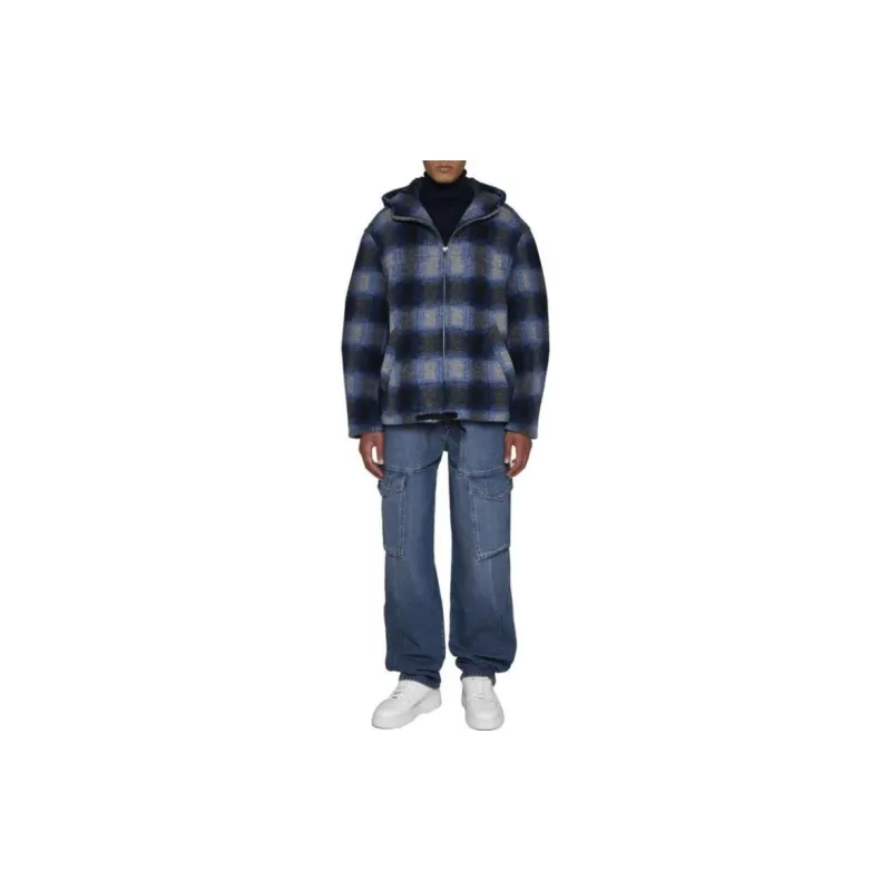 ISABEL MARANT Checked Zipped Jacket-2