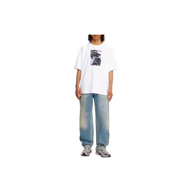 DIESEL T Boxt K4 Tattoo Glove Printed T Shirt-1