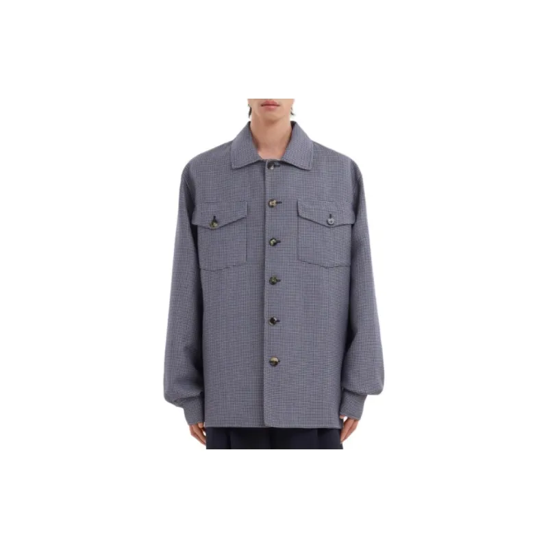 MARNI With Cropped Hem Organic Poplin Shirt-2
