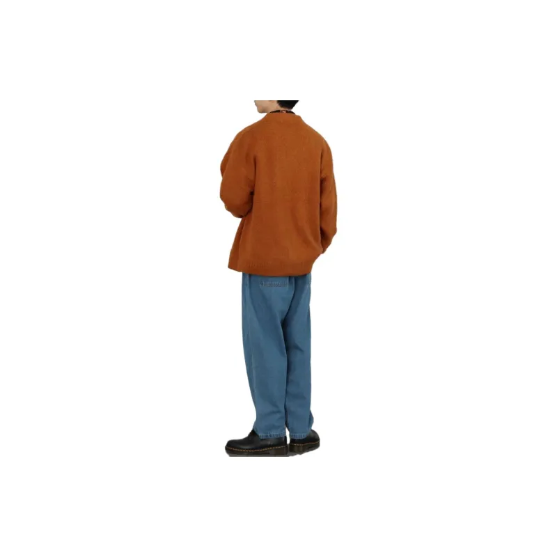 Beams Sweaters Men Mustard-2