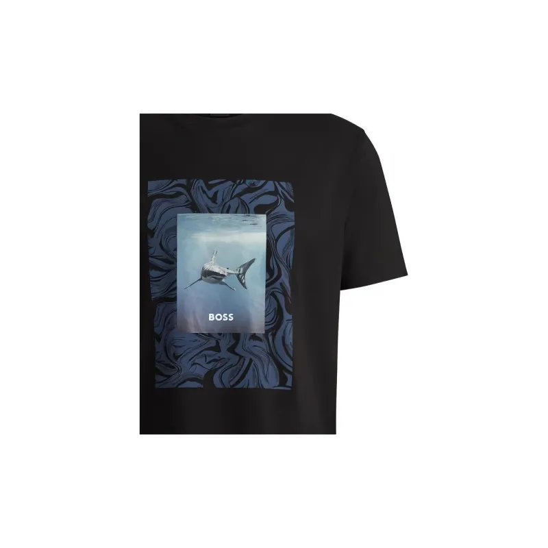 HUGO BOSS T Shirts Men Black-6