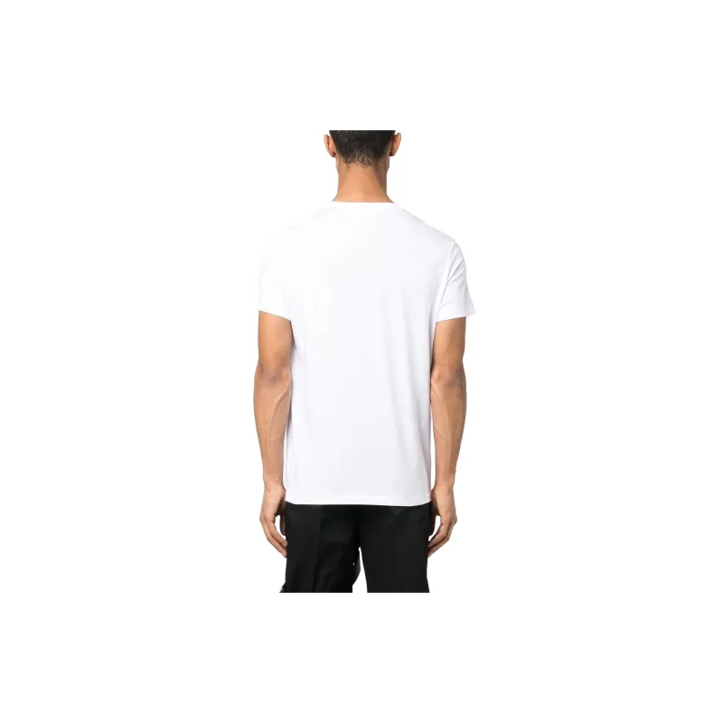 BALMAIN T Shirts Men White-2
