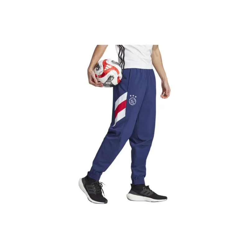 Adidas Ajax AmsterdamIcon Woven Tracksuit Bottoms Soccer Bottoms Men's Blue-2