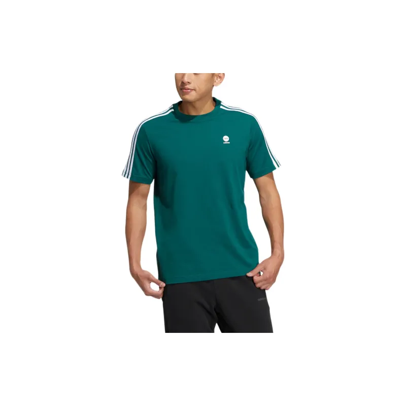 Adidas Neo Set-in Sleeve T-Shirt Men's Green-1