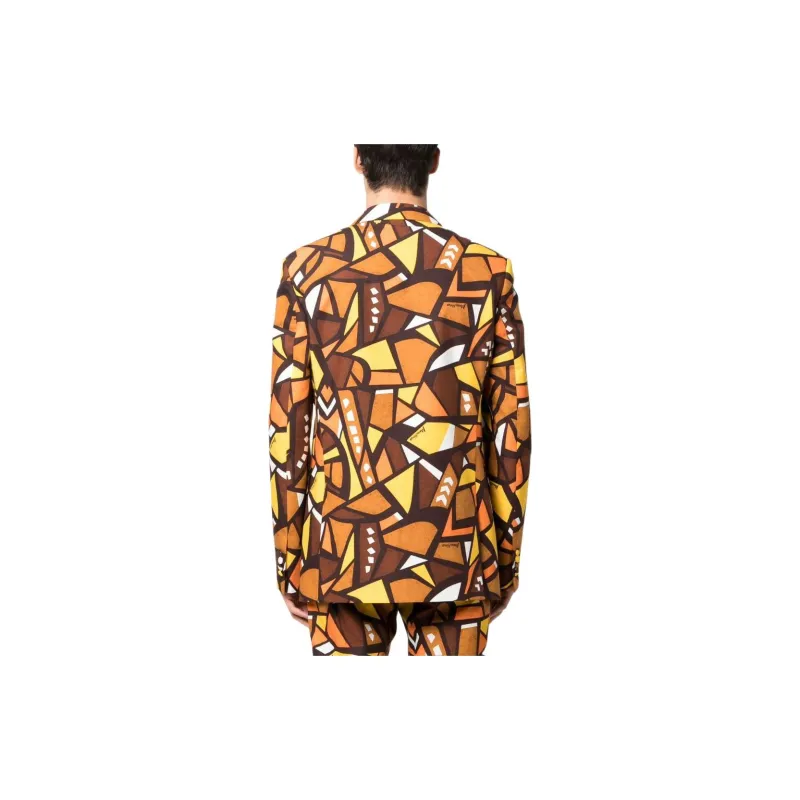MOSCHINO Business Suits Men Orange-1