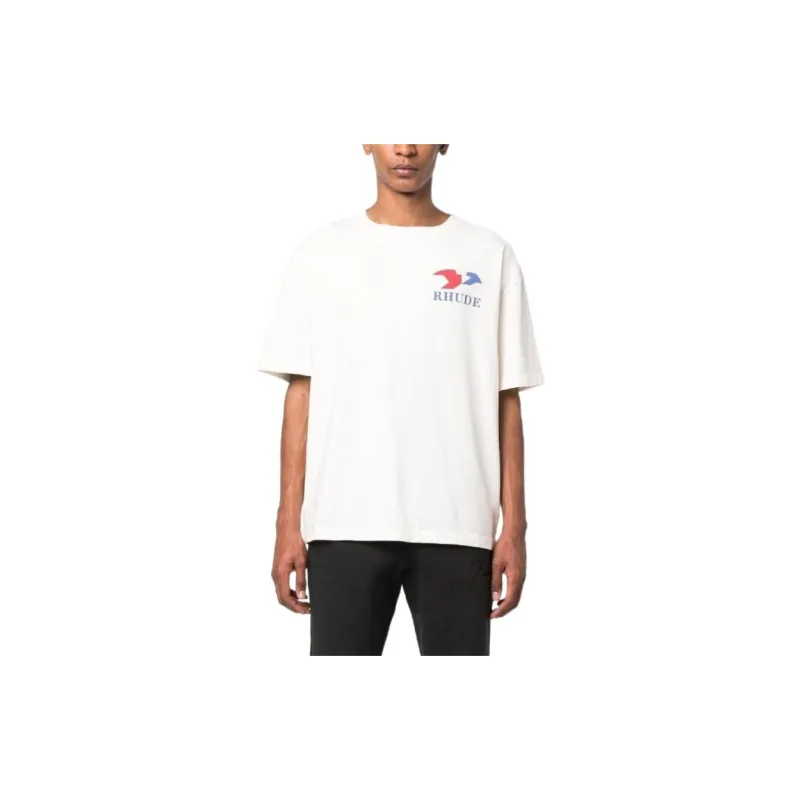 RHUDE T-Shirts Men White-1