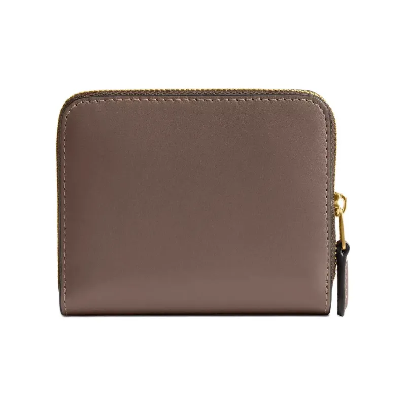 COACH Delicate Calfskin Wallet Women's Light Brown-1