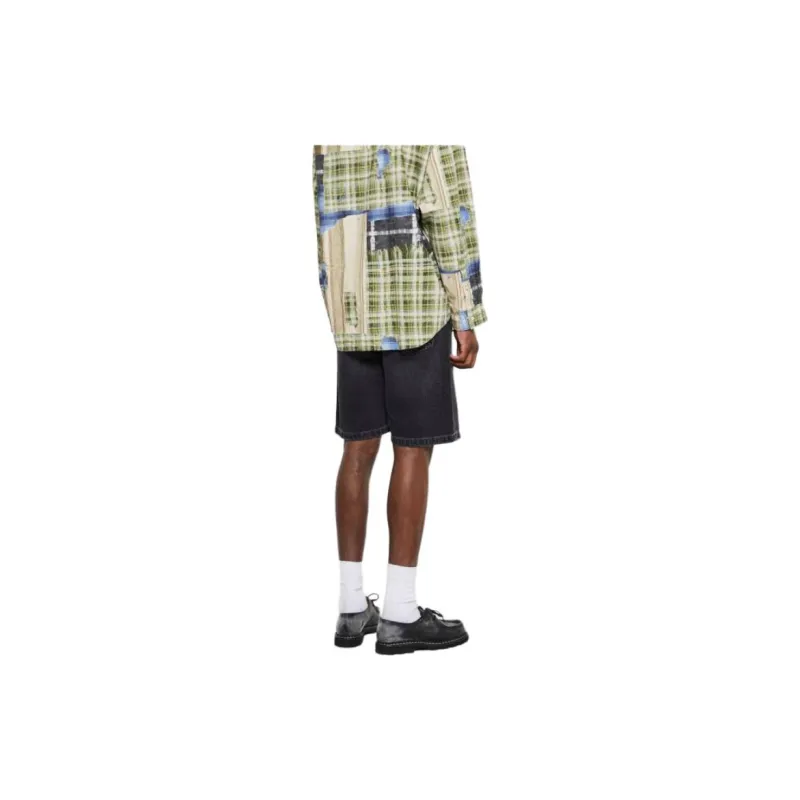 Acne Studios 2024 Autumn/Winter Collection SS24 Denim Shorts Men's Black-4