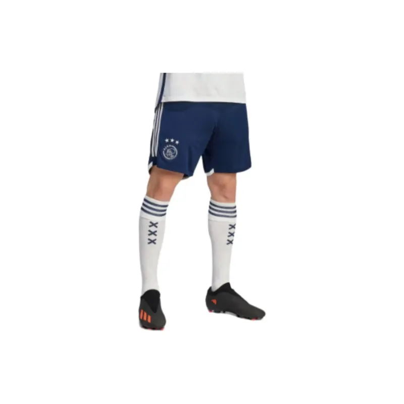Adidas AJAX AMSTERDAM 23/24 AWAY SHORTS Soccer Bottoms Men's Preppy Marine Blue-1