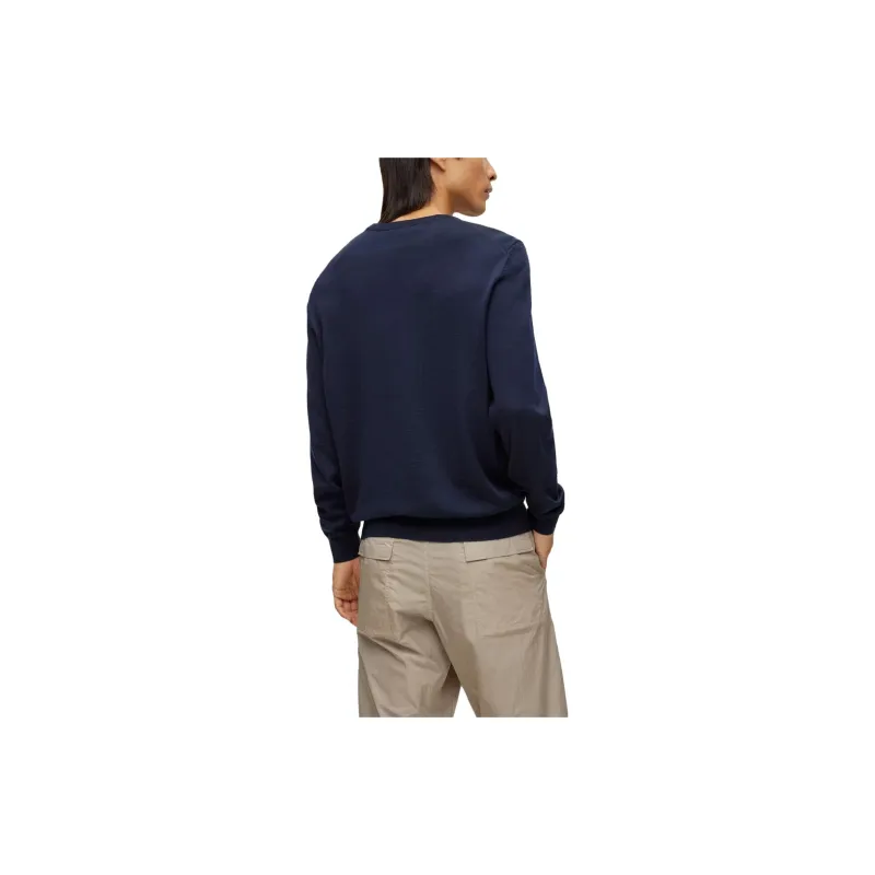 HUGO BOSS Logo Embroidered Regular Fit Jumper-2