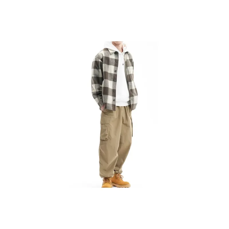 UNIQLO Jackets Unisex Chestnut-5