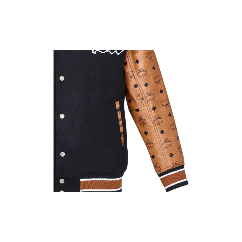 MCM SS23 Baseball Jacket Men's Black-2