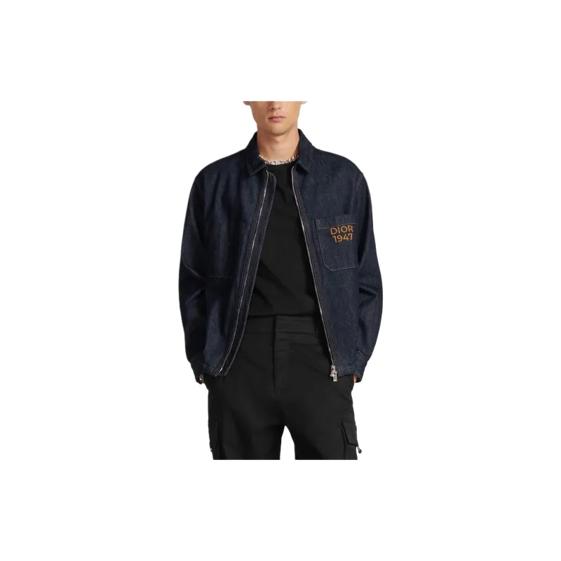 DIOR SS24 Denim Jacket Men's Blue-2
