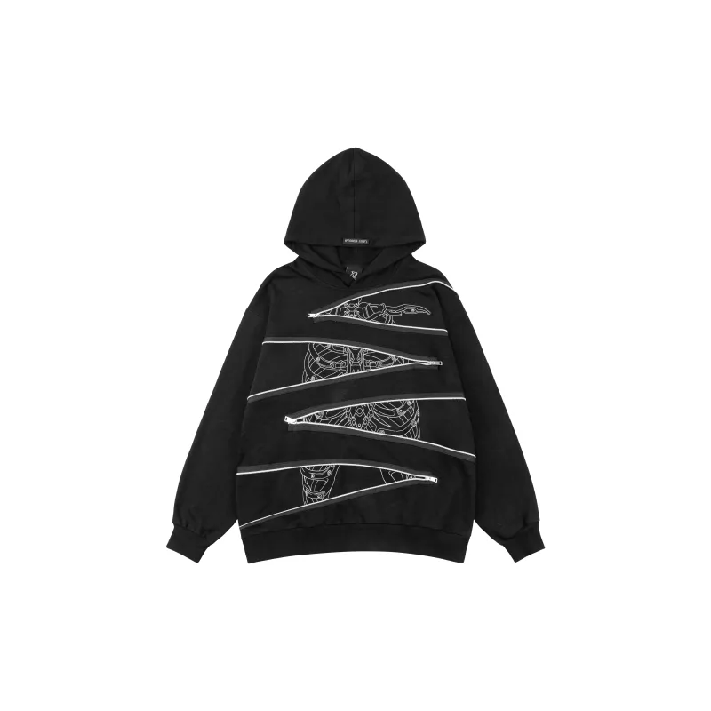 XINYINSU x YISHUJIA Sweatshirt Unisex Black-0