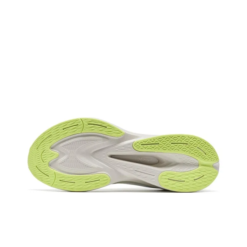 XTEP Anti Slip Wear Resistant Low Top Casual Running Shoes Men's White Green-4